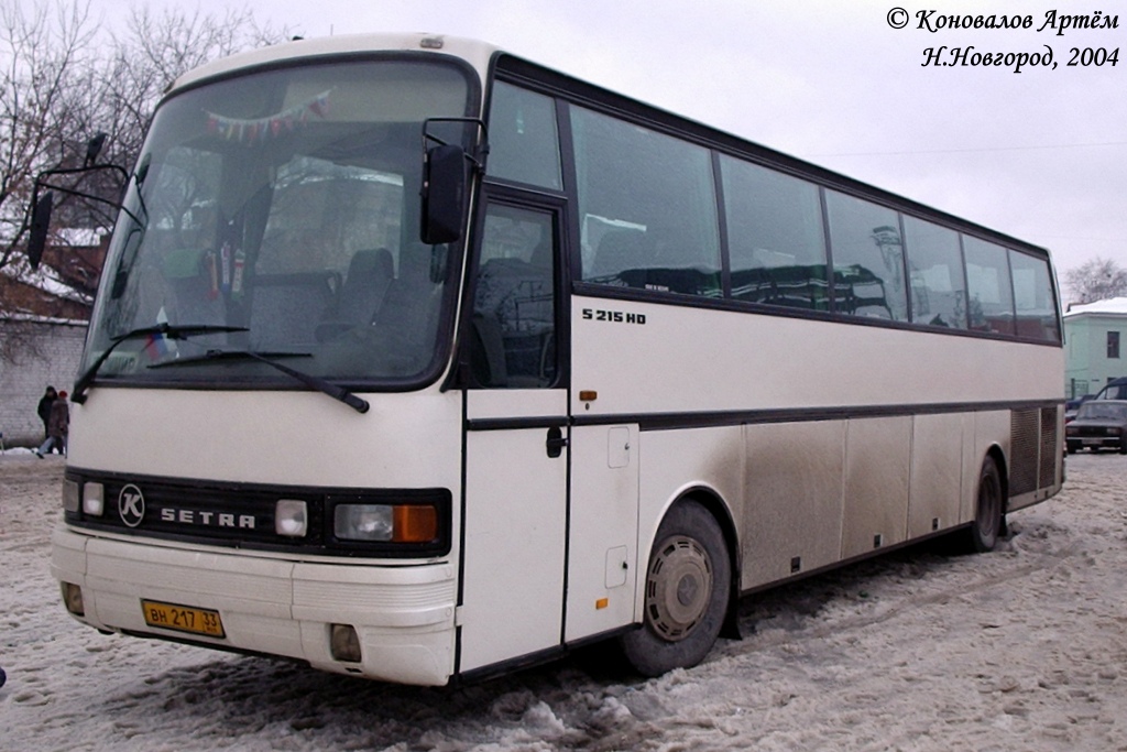 Владимирская область, Setra S215HD № ВН 217 33