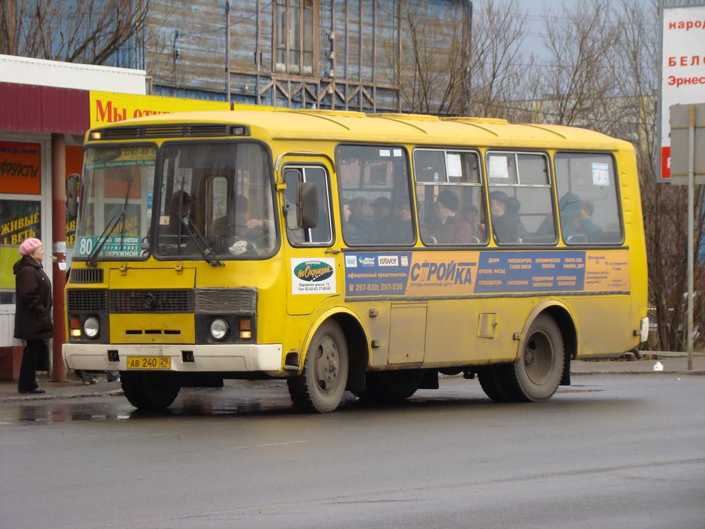 Архангельская область, ПАЗ-32054 № АВ 240 29