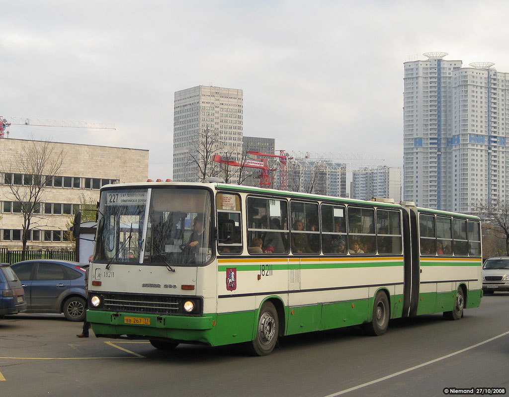 Москва, Ikarus 280.33M № 18211