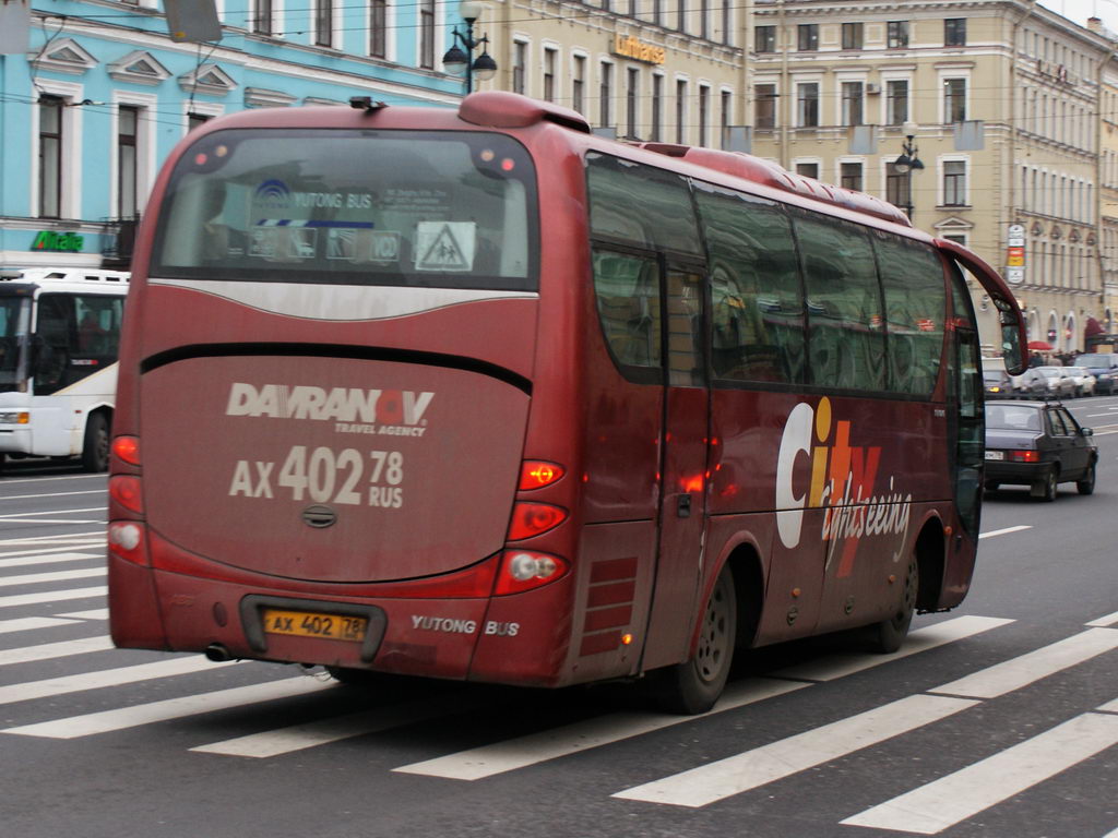 Санкт-Петербург, Yutong ZK6831H № АХ 402 78