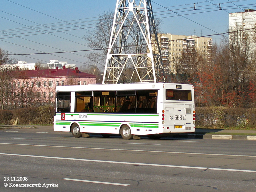 Москва, ПАЗ-3237-01 № 01319