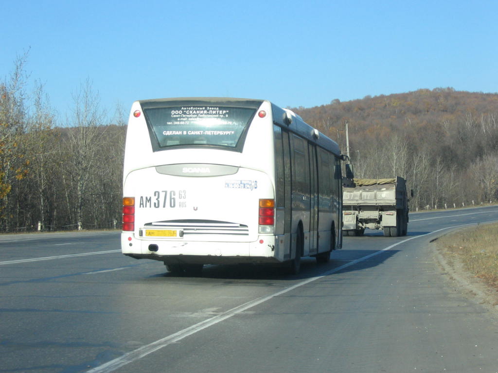 Самарская область, Scania OmniLink I (Скания-Питер) № АМ 376 63