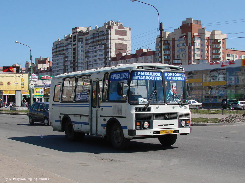 Санкт-Петербург, ПАЗ-32053 № 7517