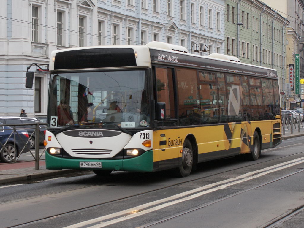 Санкт-Петербург, Scania OmniLink I (Скания-Питер) № 7313