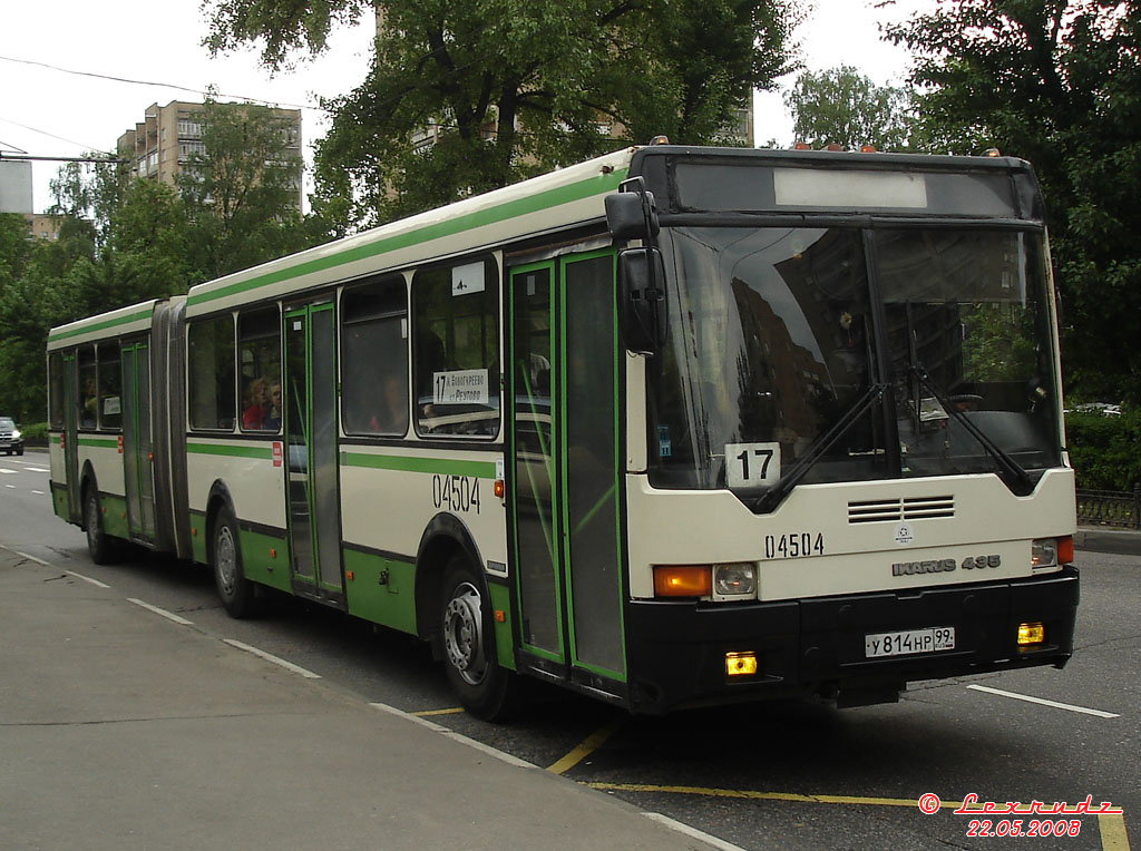 Москва, Ikarus 435.17 № 04504