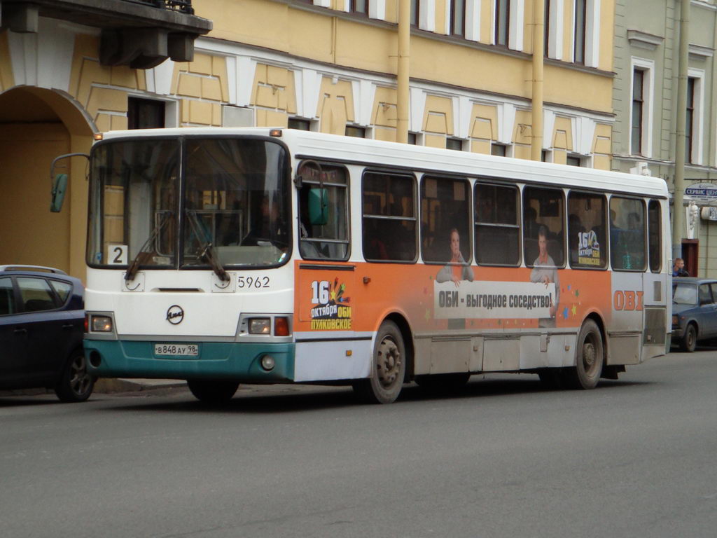 Санкт-Петербург, ЛиАЗ-5256.25 № 5962