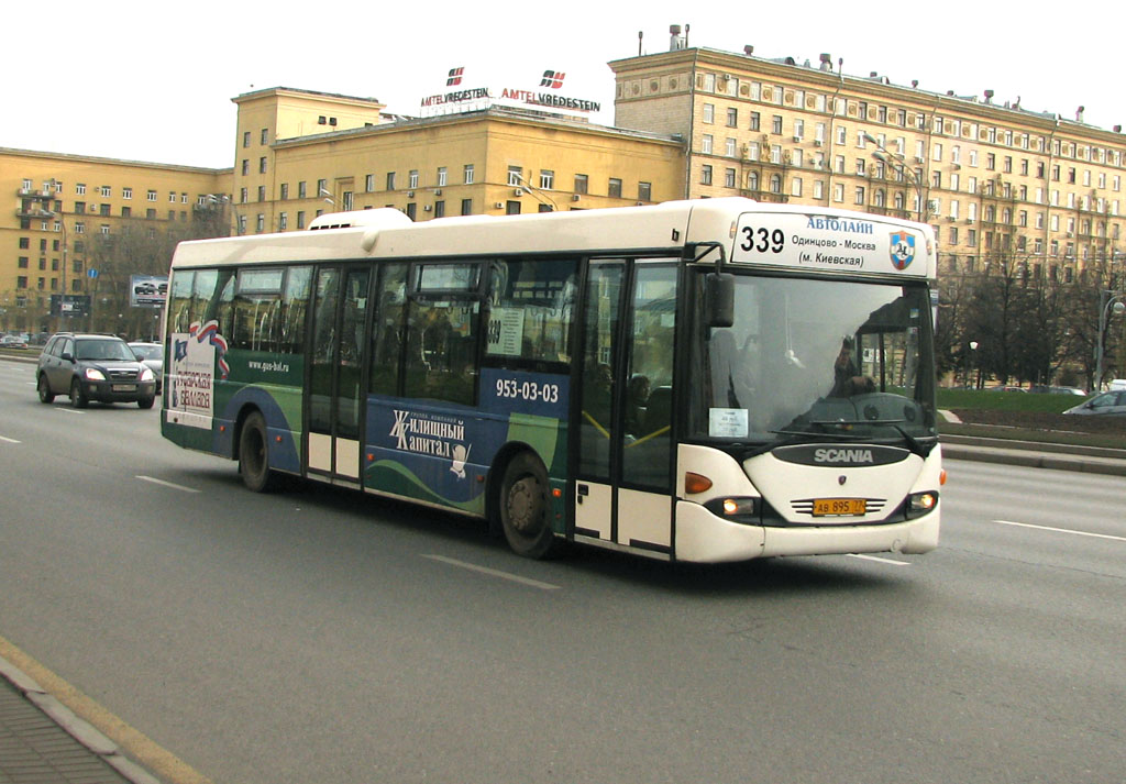 Moscow, Scania OmniLink I (Scania-St.Petersburg) # АВ 895 77