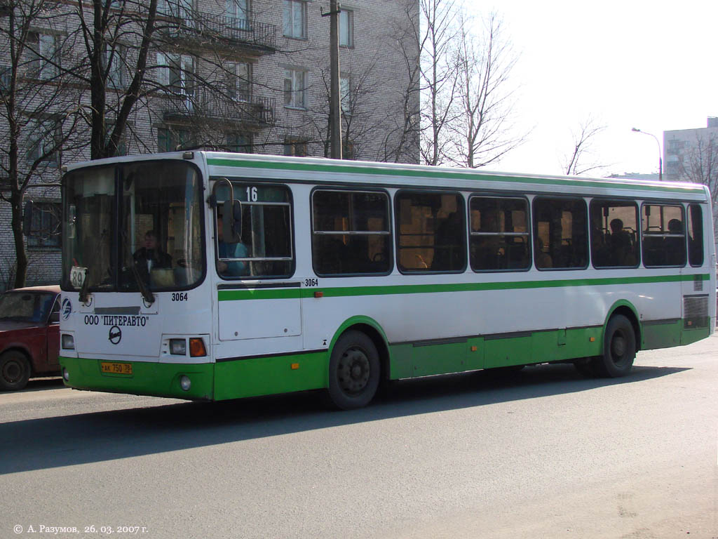 Санкт-Петербург, ЛиАЗ-5256.25 № 3064