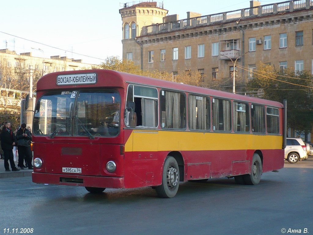 Волгоградская область, MAN 192 SL200 № К 595 СА 34