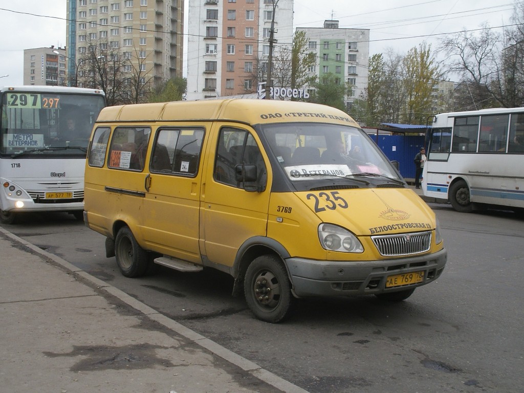 Санкт-Петербург, ГАЗ-3279 (неопределенные) № АЕ 769 78