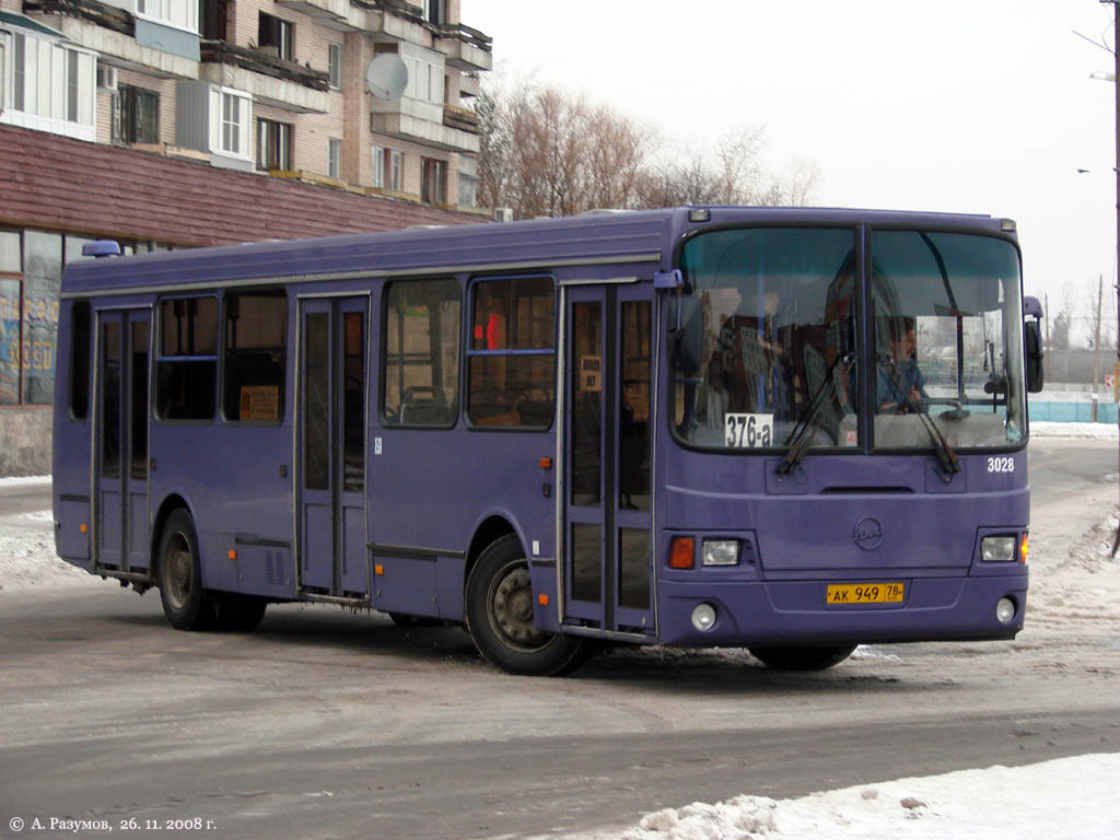 Санкт-Петербург, ЛиАЗ-5256.25 № 3028