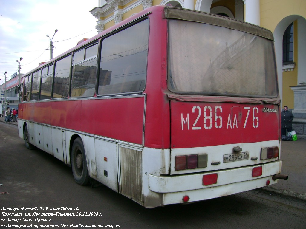 Ярославская область, Ikarus 250.59 № М 286 АА 76