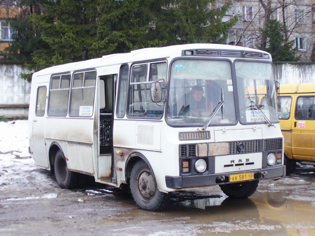 Кировская область, ПАЗ-3205-110 № АВ 581 43