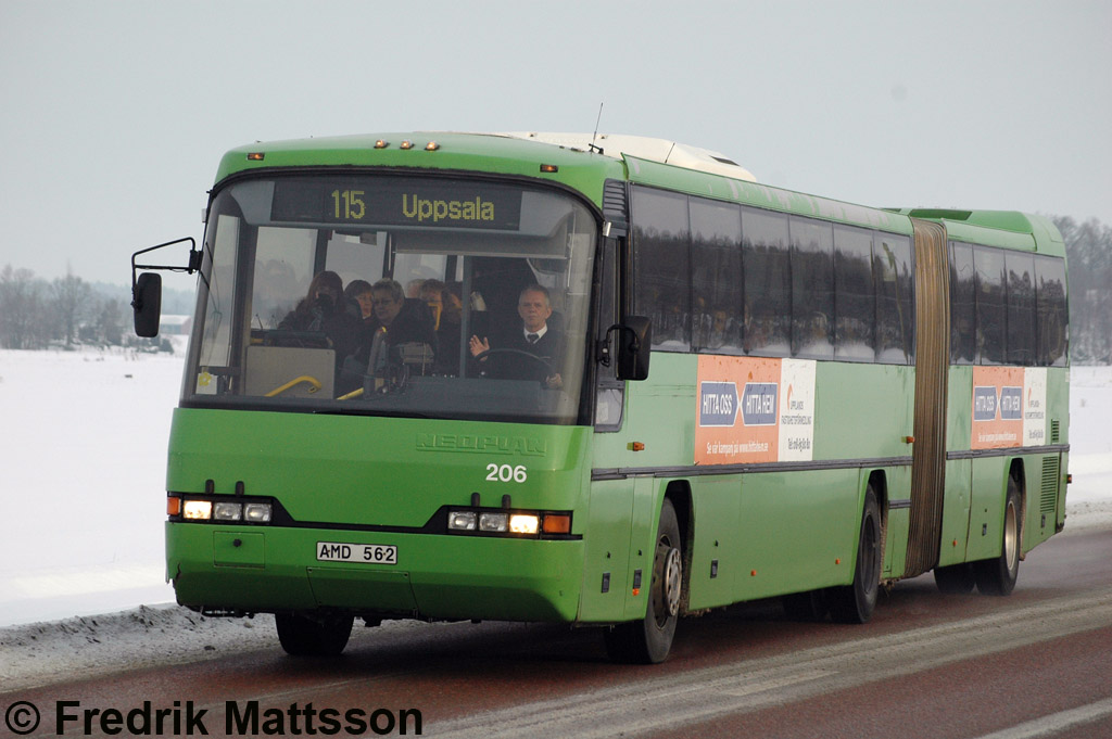 Швеция, Neoplan N321/3Ü Transliner № 206