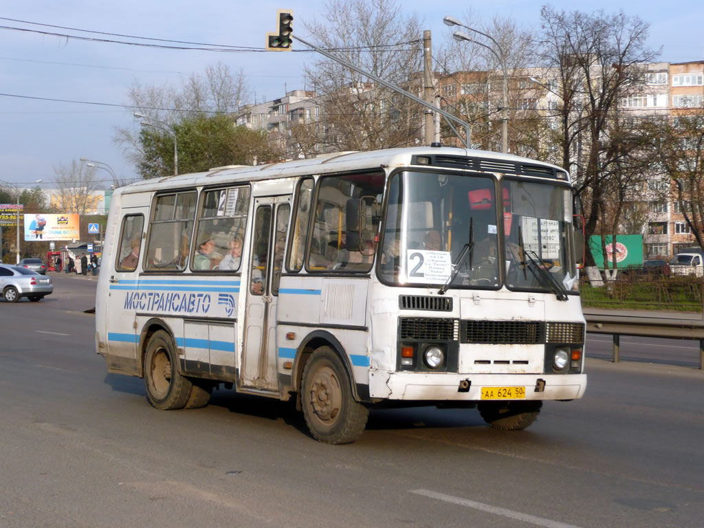 Московская область, ПАЗ-32053 № АА 624 50