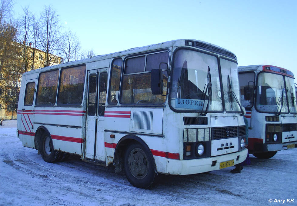 Марий Эл, ПАЗ-3205-110 № АА 874 12