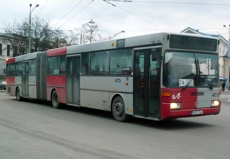 Литва, Mercedes-Benz O405G № 475