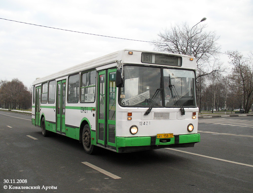 Москва, ЛиАЗ-5256.25 № 13421