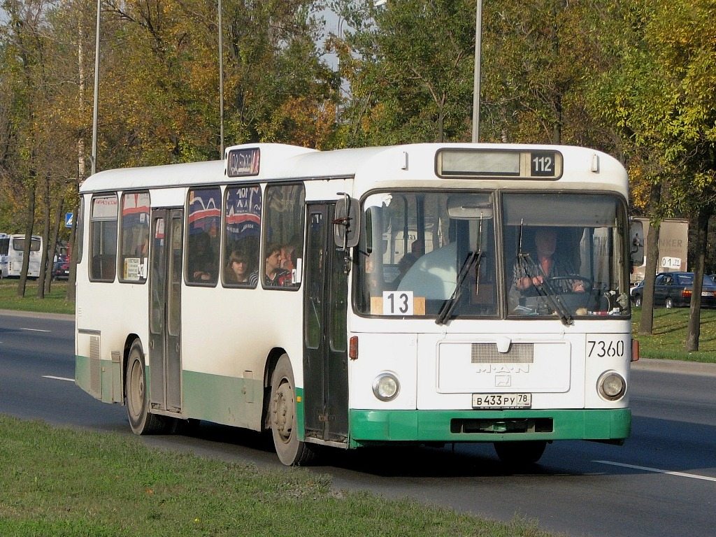 Санкт-Петербург, MAN 192 SL200 № 7360