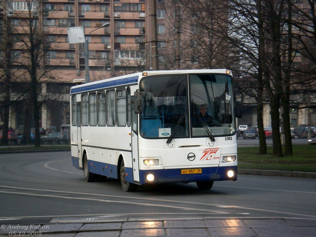 Санкт-Петербург, ЛиАЗ-5256.23-01 (ГолАЗ) № 3305