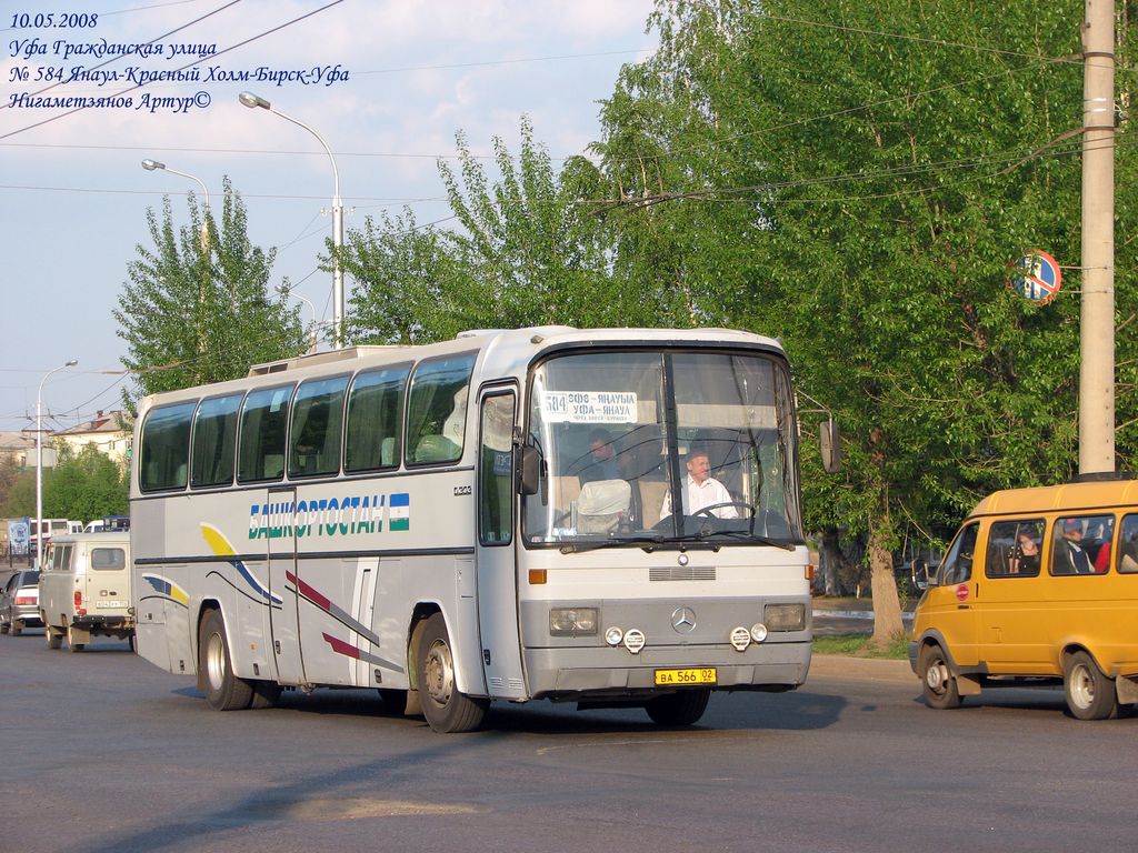 Башкортостан, Mercedes-Benz O303-15RHD № ВА 566 02