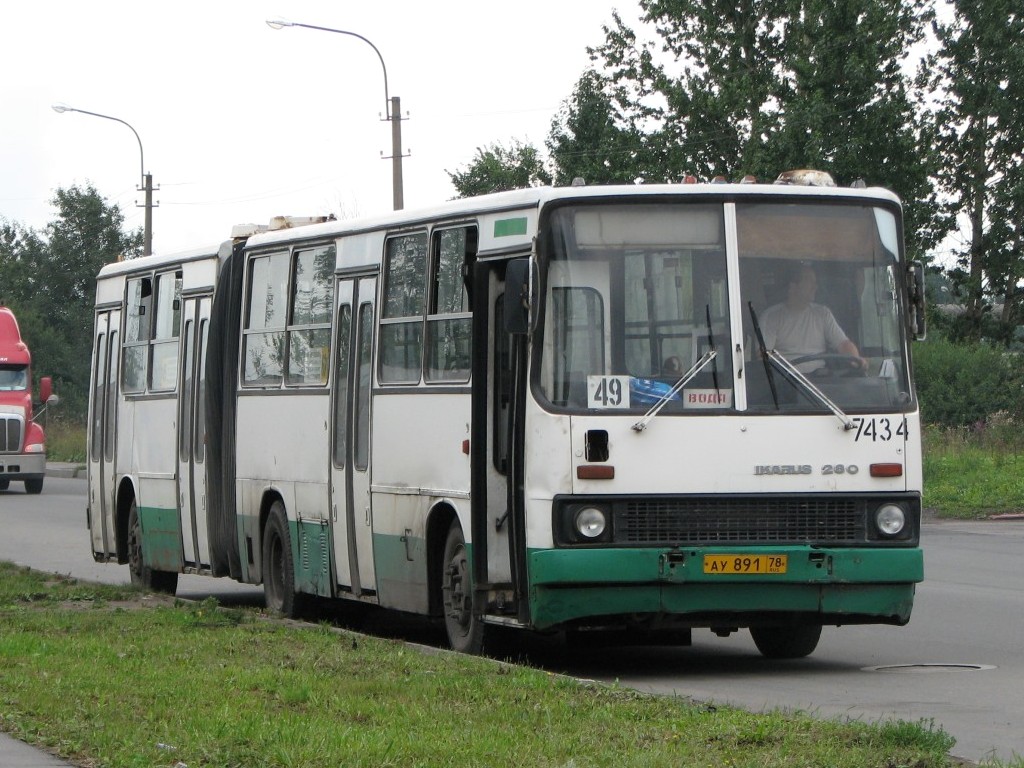 Санкт-Петербург, Ikarus 280.33O № 7434