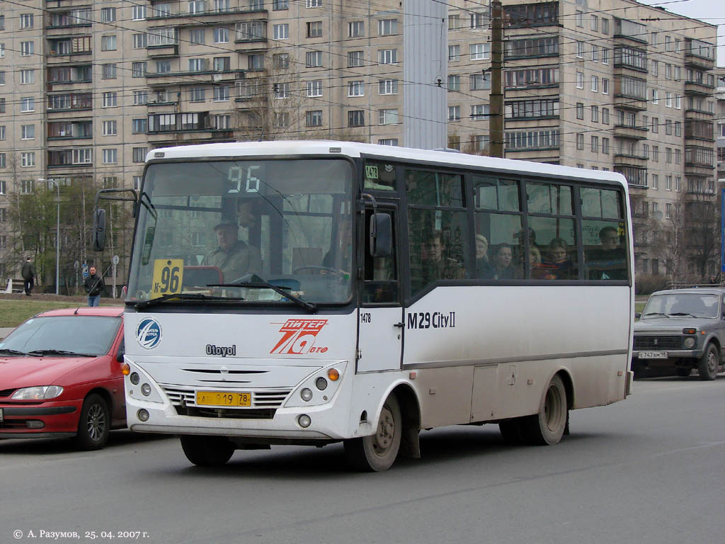 Санкт-Пецярбург, Otoyol M29 City II № 1478