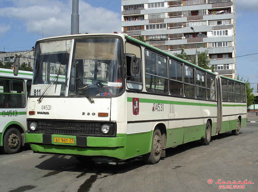 Москва, Ikarus 280.33M № 04531