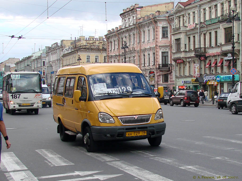 Санкт-Петербург, ГАЗ-3221 (все) № АН 729 78