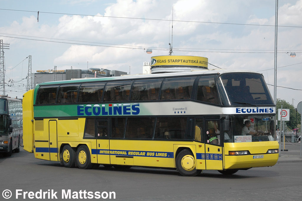 Латвия, Neoplan N122/3L Skyliner № 218