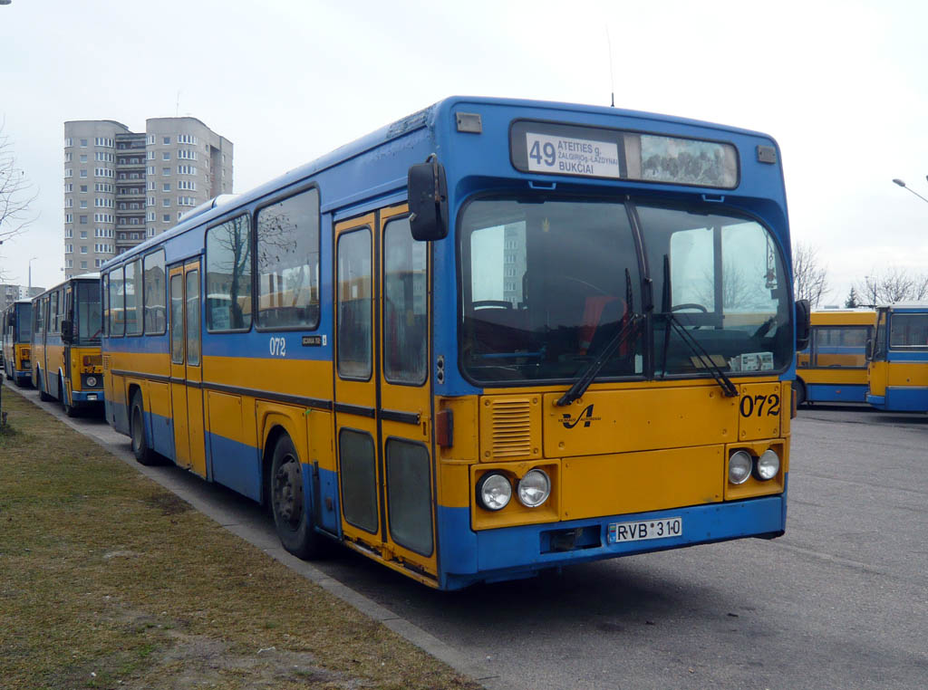 Литва, Scania CN112 № 072