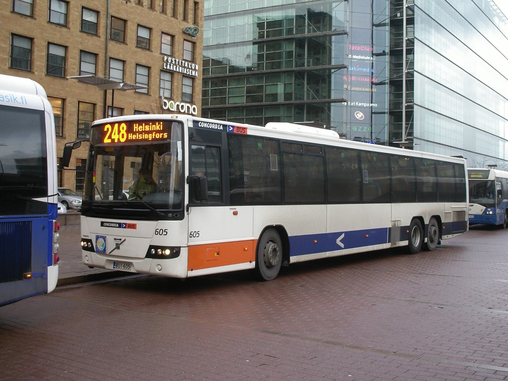 Финляндия, Volvo 8700BLE № 605