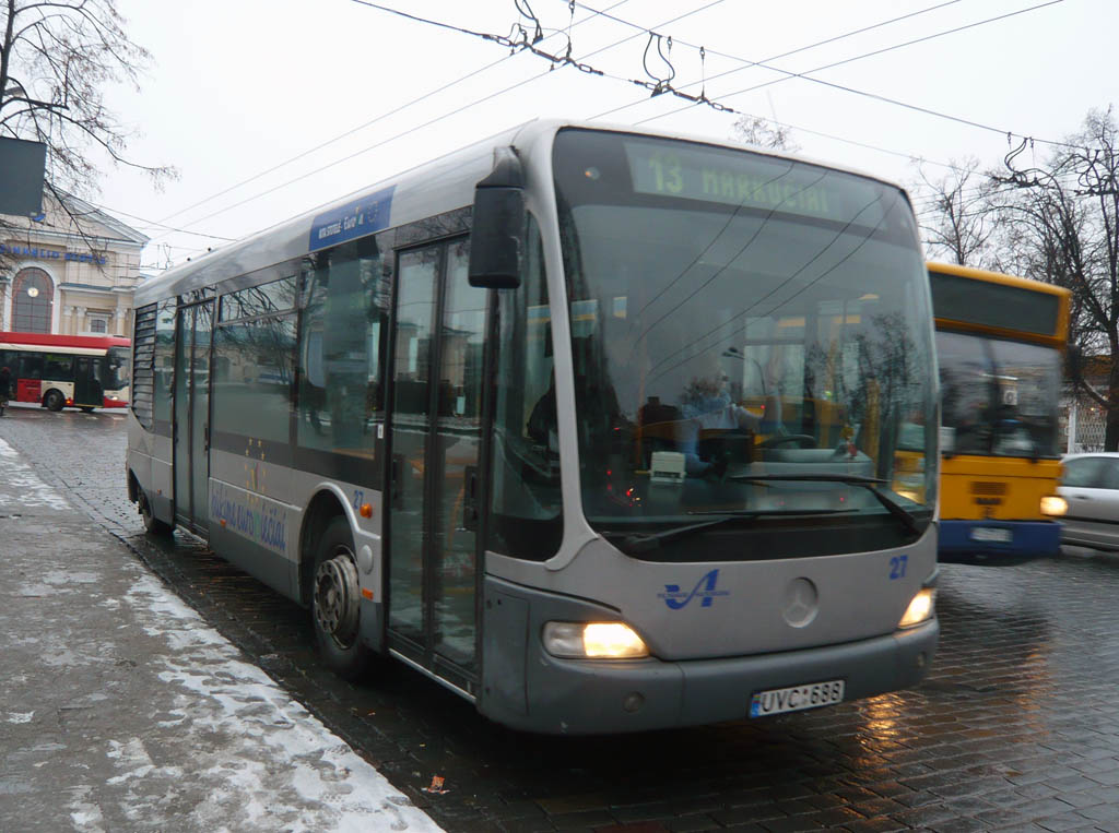 Литва, Mercedes-Benz O520 Cito (9,6m) № 027; Литва, MAN 791 SL202 № AFD 116