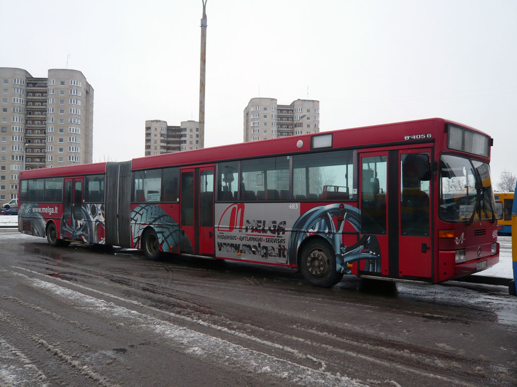 Литва, Mercedes-Benz O405G № 483