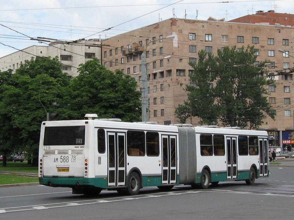 Санкт-Петербург, ЛиАЗ-6212.00 № 2316