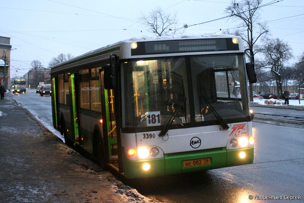 Санкт-Петербург, ЛиАЗ-5292.20 № 3390