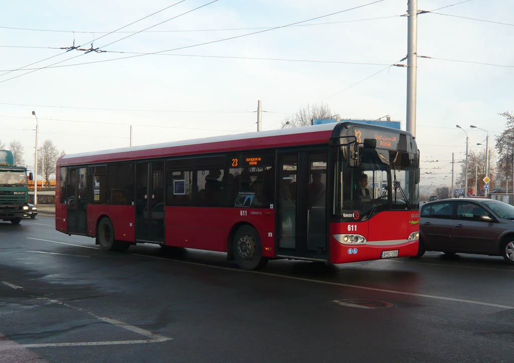 Литва, Solaris Urbino II 12 № 611