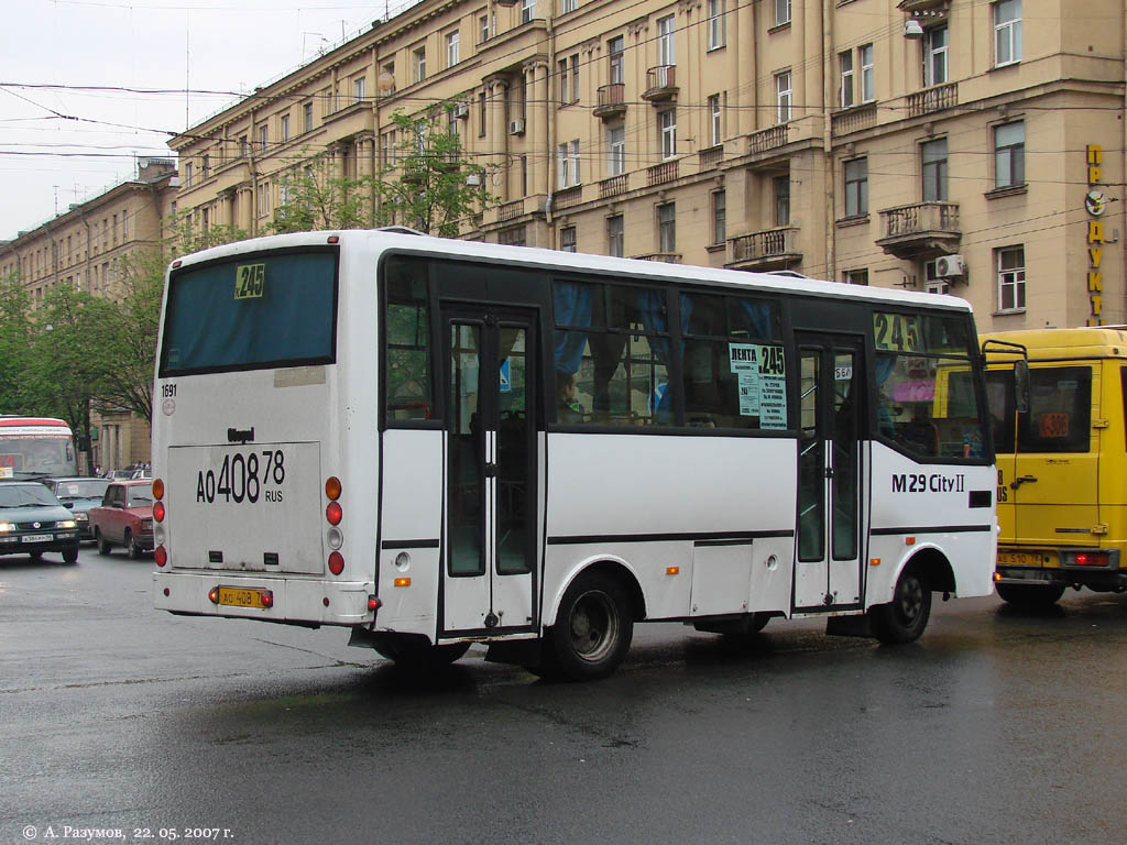 Санкт-Петербург, Otoyol M29 City II № 1691