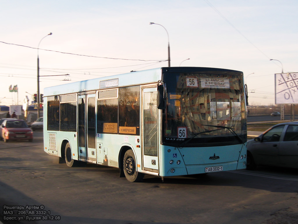 Брестская область, МАЗ-206.060 № 356