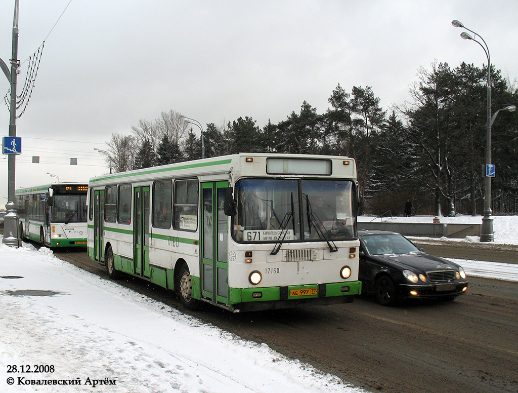 Москва, ЛиАЗ-5256.25 № 17160