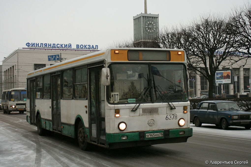 Санкт-Петербург, ЛиАЗ-5256.25 № 6378