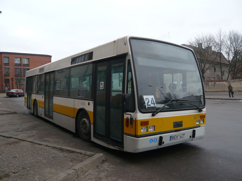 Litvánia, Van Hool A300 sz.: 670
