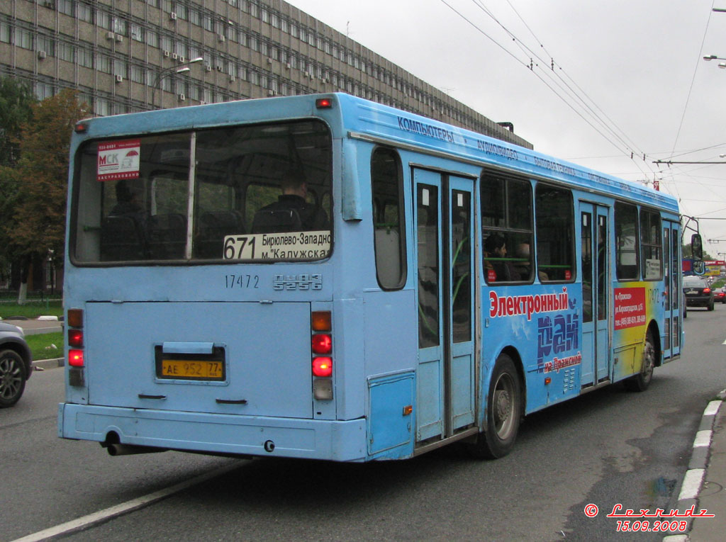 Moskau, LiAZ-5256.25 Nr. 17472