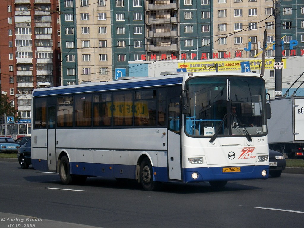 Санкт-Петербург, ЛиАЗ-5256.23-01 (ГолАЗ) № 3319