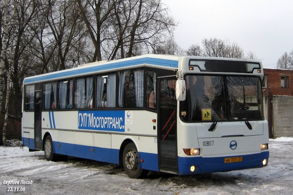 Москва, ЛиАЗ-52562R (ГолАЗ) № 10807