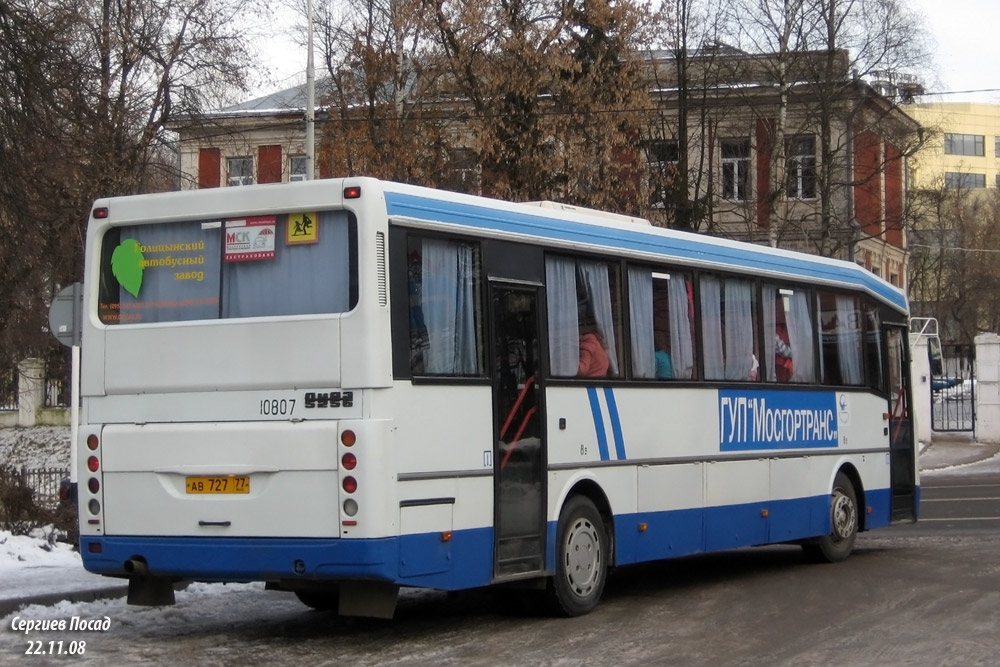 Москва, ЛиАЗ-52562R (ГолАЗ) № 10807