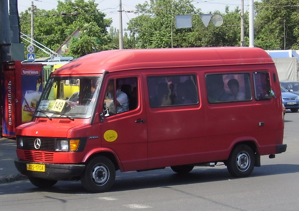 Одесская область, Mercedes-Benz T1 208D № 022-17 ОА