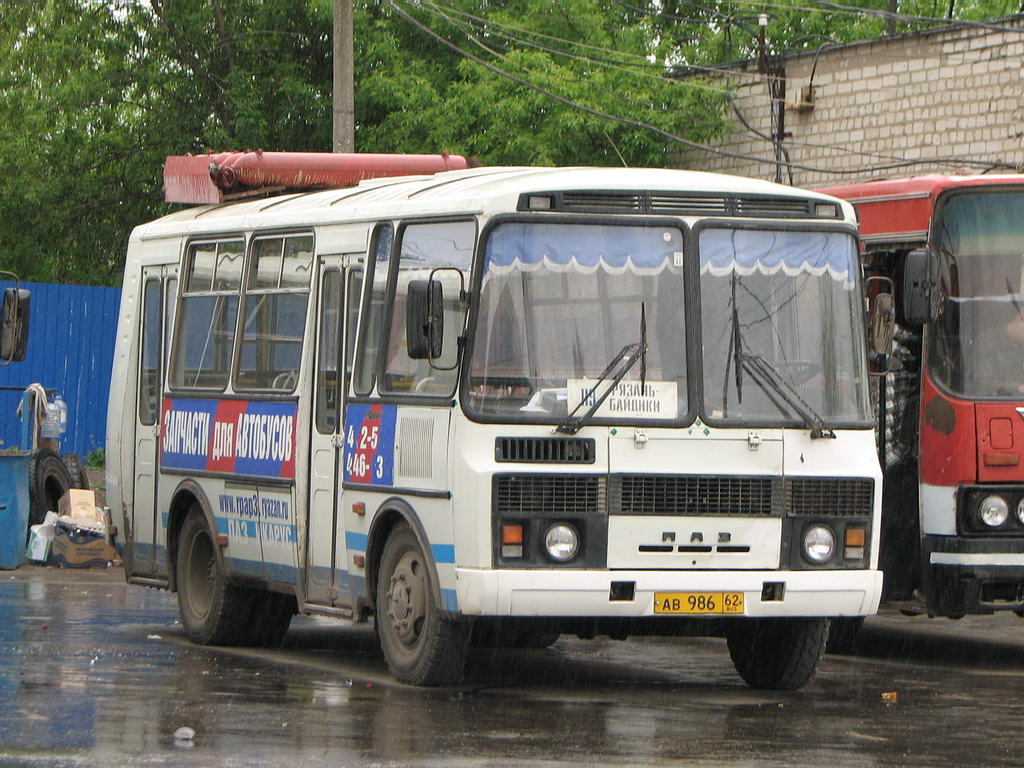 Рязанская область, ПАЗ-32054 № АВ 986 62