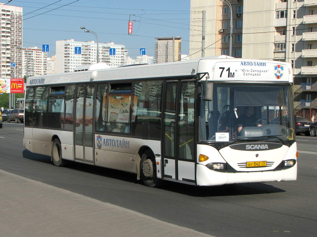 Москва, Scania OmniLink I (Скания-Питер) № АУ 542 77