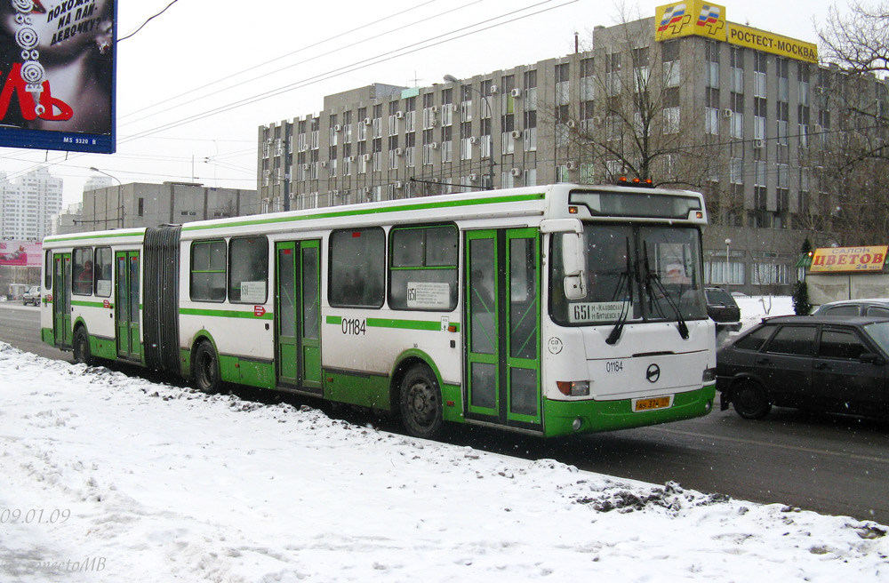 Москва, ЛиАЗ-6212.01 № 01184